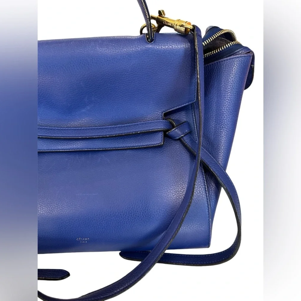 Celine Grained Calfskin Mini Belt Bag Cobalt - Picture 3 of 9